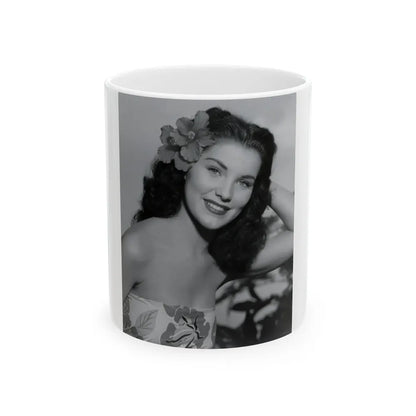 Debra Paget #49 1 (Vintage Female Icon) White Coffee Mug-11oz-Go Mug Yourself