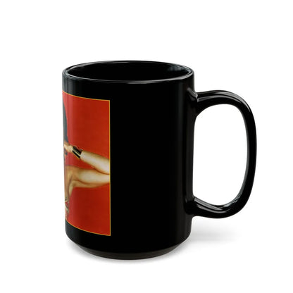 Lynda Carter #86 - Wonder Woman Photo (Vintage Female Icon) Black Coffee Mug-Go Mug Yourself