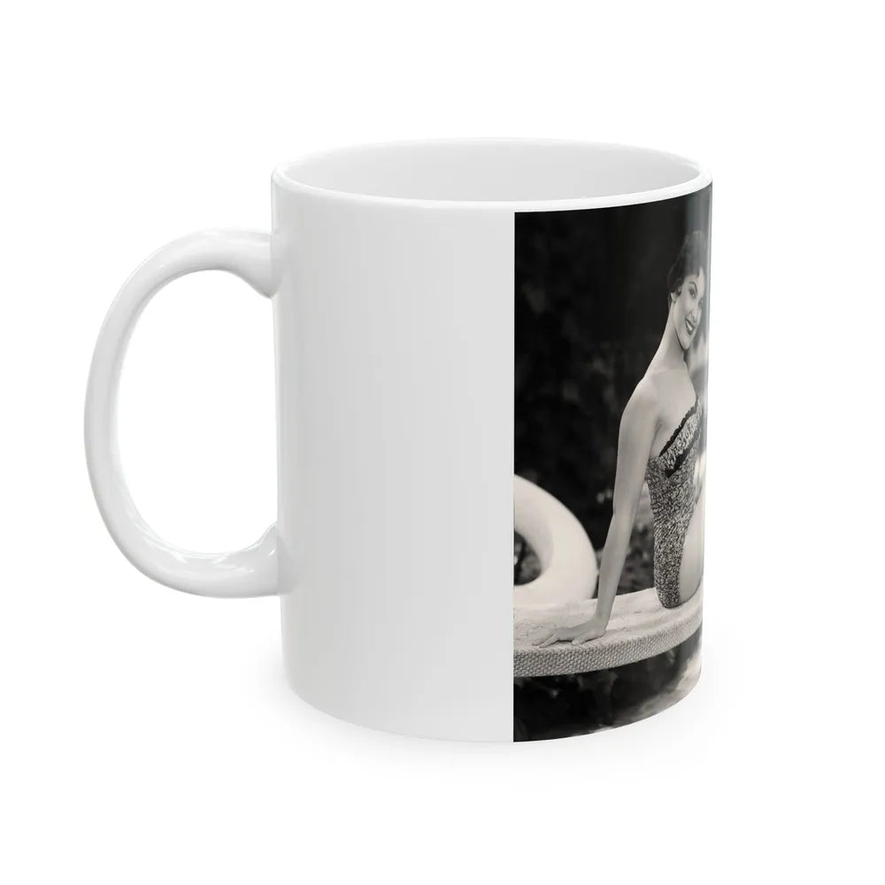 Debra Paget #370 (Vintage Female Icon) White Coffee Mug-Go Mug Yourself