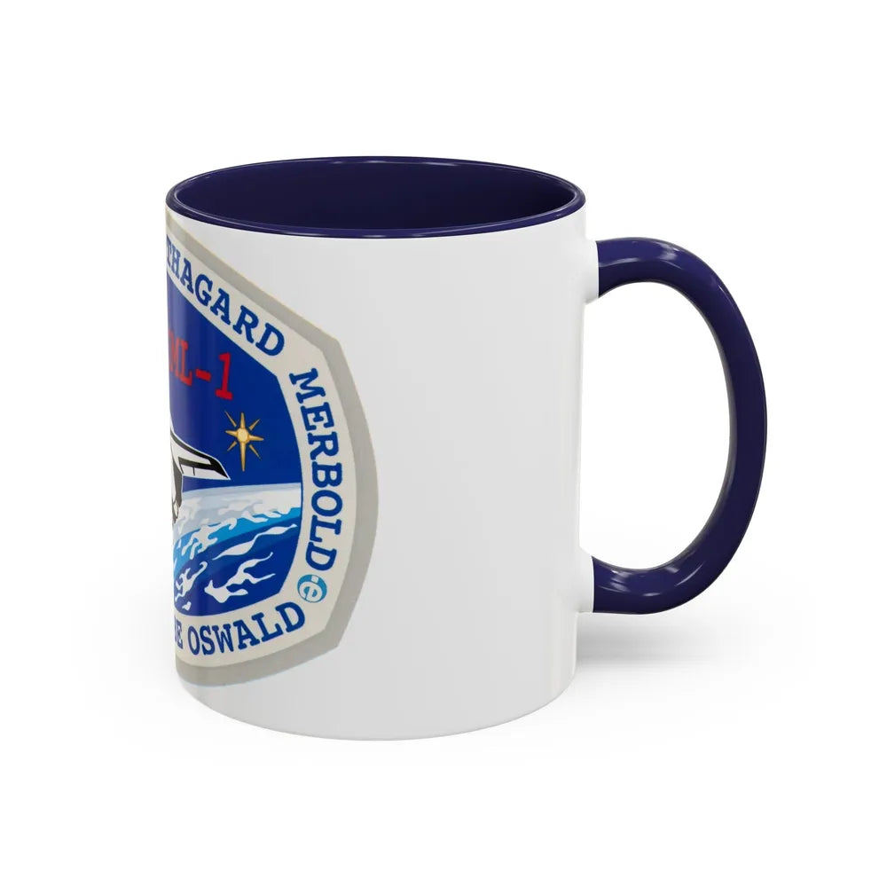 STS 42 (NASA) Accent Coffee Mug-Go Mug Yourself