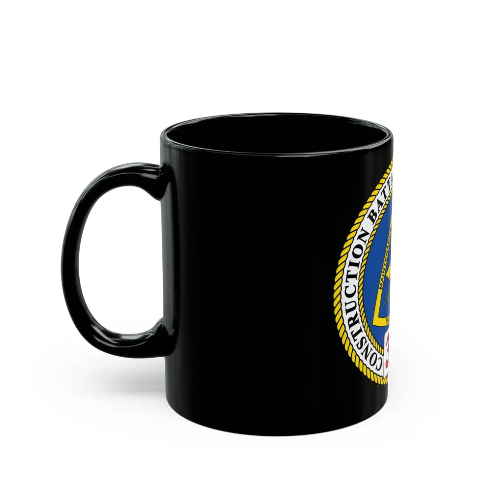 CBMU 303 (U.S. Navy) Black Coffee Mug-Go Mug Yourself