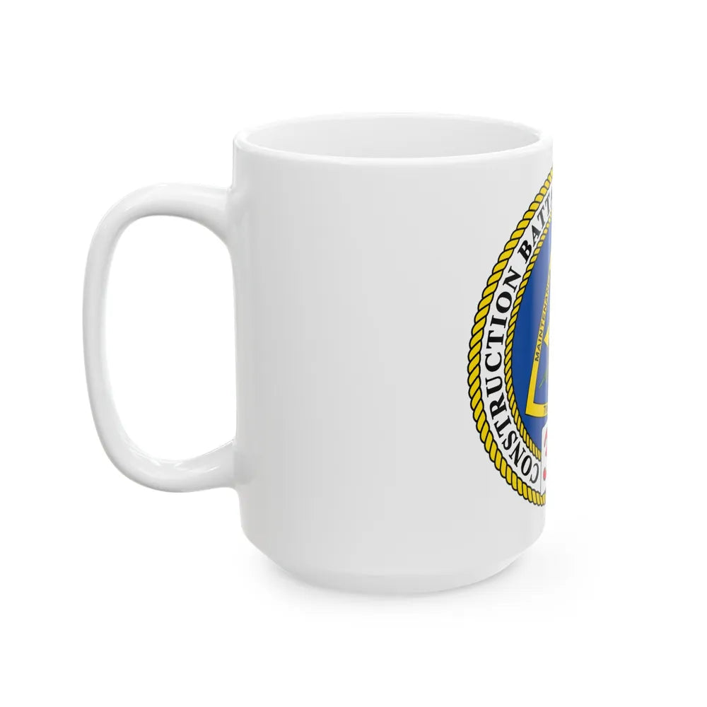 CBMU 303 (U.S. Navy) White Coffee Mug-Go Mug Yourself