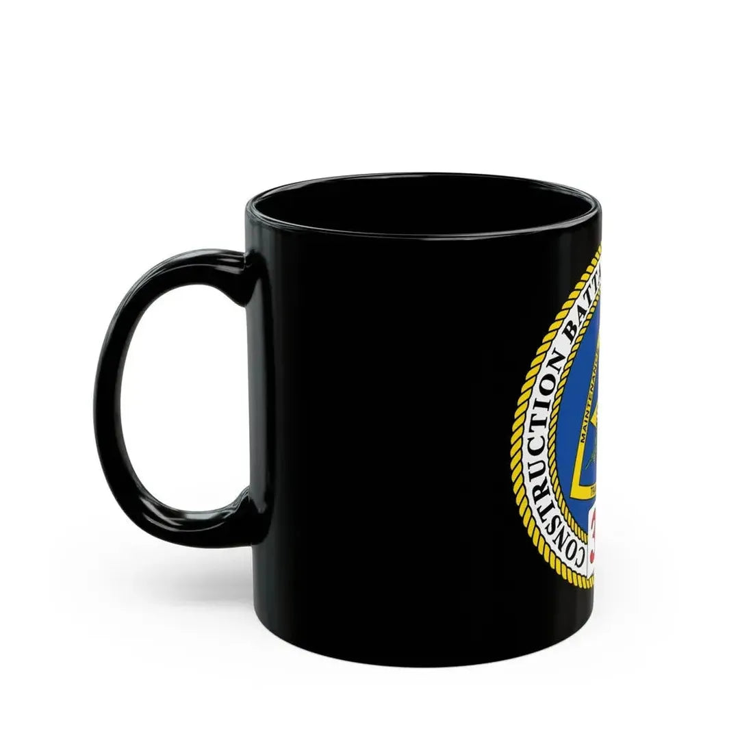 CBMU 303 (U.S. Navy) Black Coffee Mug - Go Mug Yourself