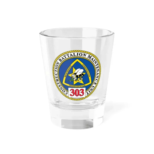 CBMU 303 (U.S. Navy) Shot Glass 1.5oz 1.5oz - Go Mug Yourself