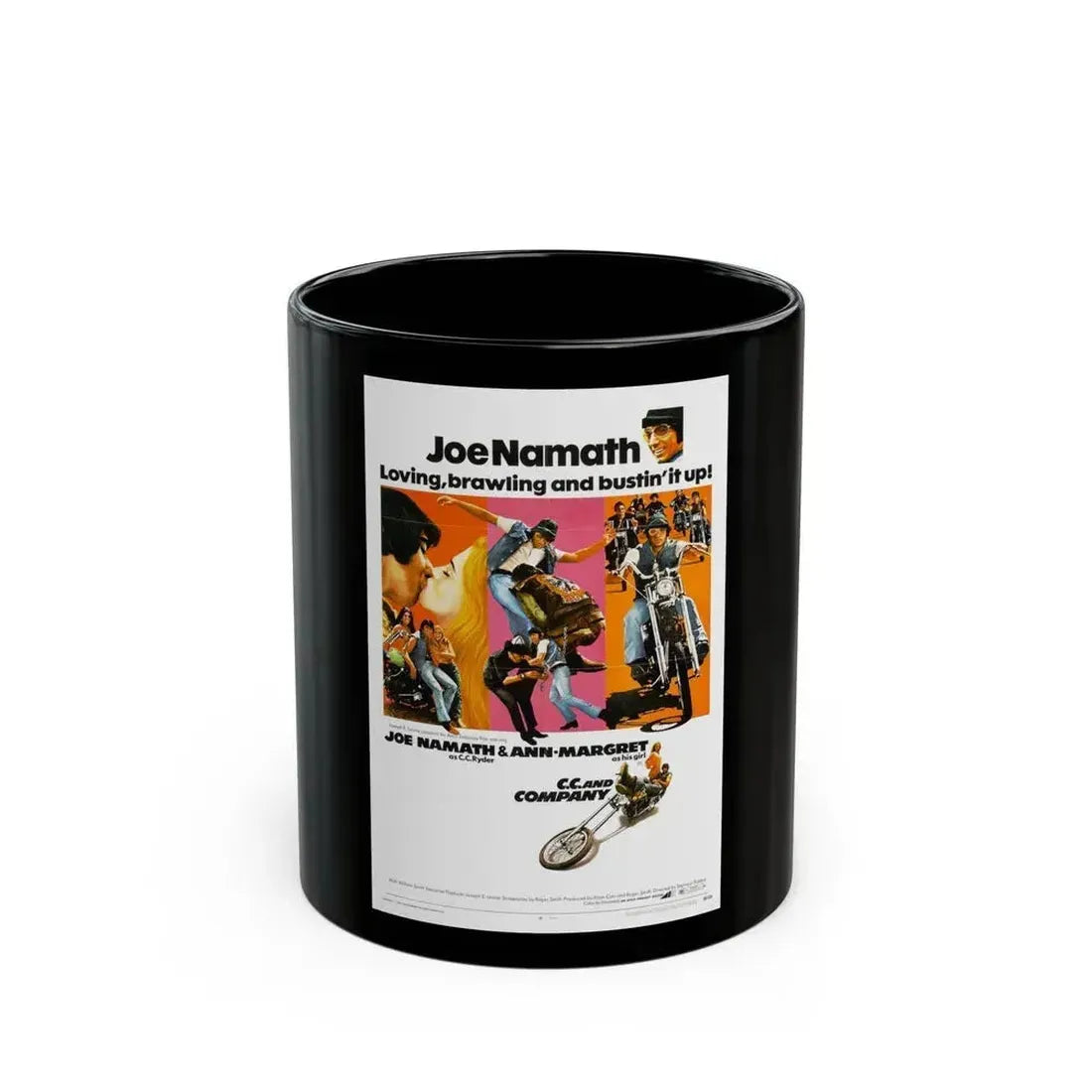 CC AND COMPANY 1970 Movie Poster - Black Coffee Mug 11oz - Go Mug Yourself