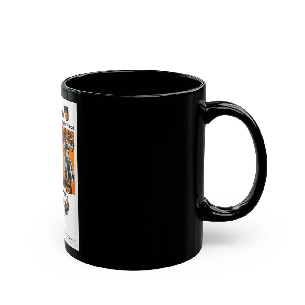 CC AND COMPANY 1970 Movie Poster - Black Coffee Mug-Go Mug Yourself