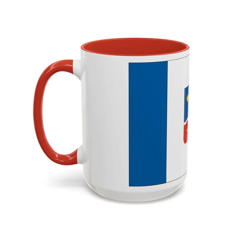 Flag of Simferopol Ukraine - Accent Coffee Mug-Go Mug Yourself