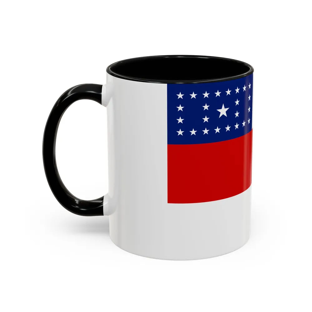 Flag of Amazonas Brazil - Accent Coffee Mug-Go Mug Yourself