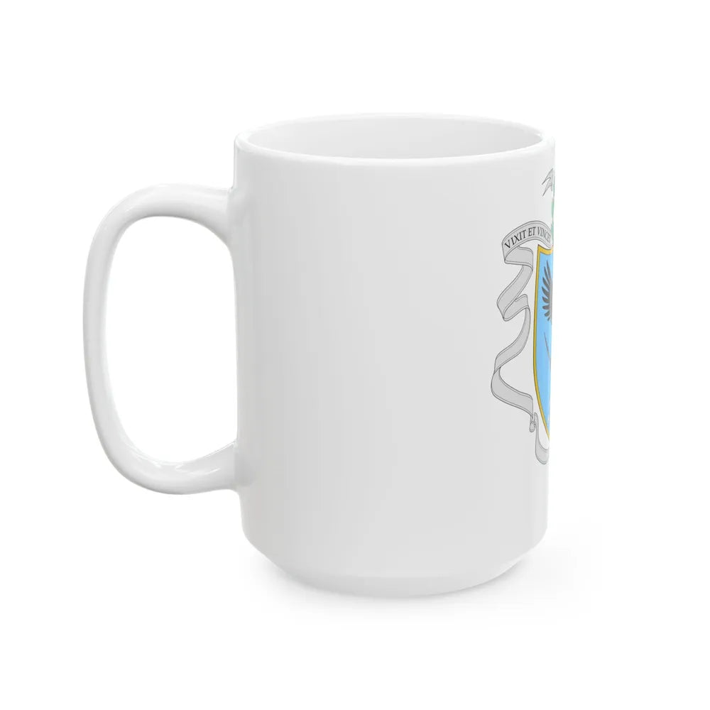 Coat of arms of Gran Colombia (1820) - White Coffee Mug-Go Mug Yourself