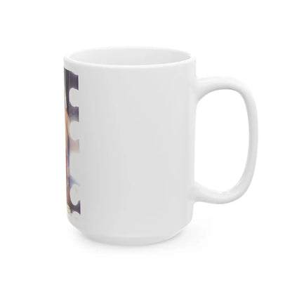 Linda Blair #106 - Partially Topless (Vintage Female Icon) White Coffee Mug-Go Mug Yourself