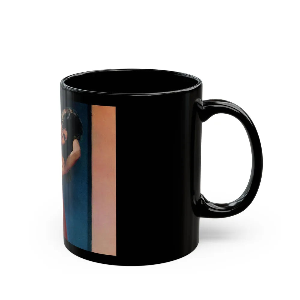 Pamela Tiffin #80 - Mag. Centerfold (Vintage Female Icon) Black Coffee Mug-Go Mug Yourself