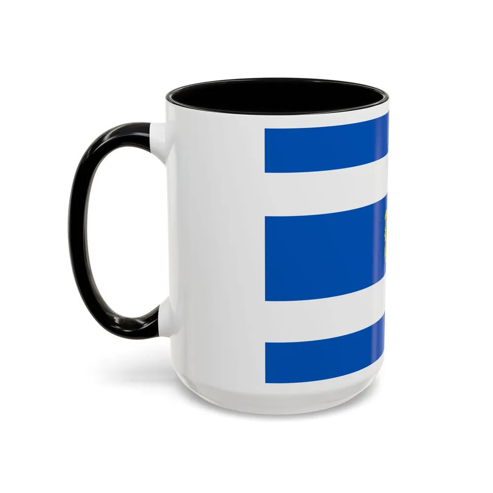 Flag of Kherson Ukraine - Accent Coffee Mug-Go Mug Yourself