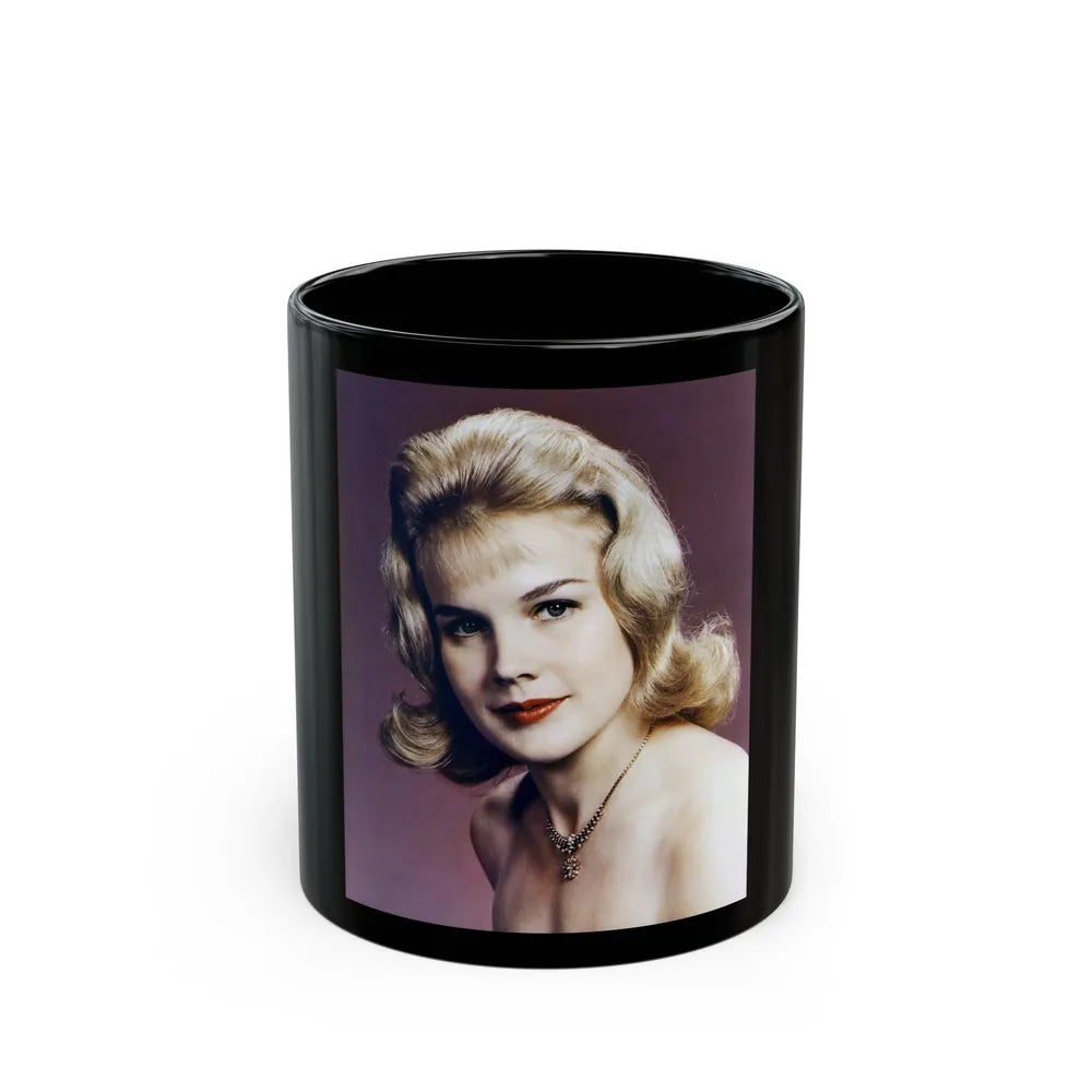 Carroll Baker #61 (Vintage Female Icon) Black Coffee Mug-11oz-Go Mug Yourself