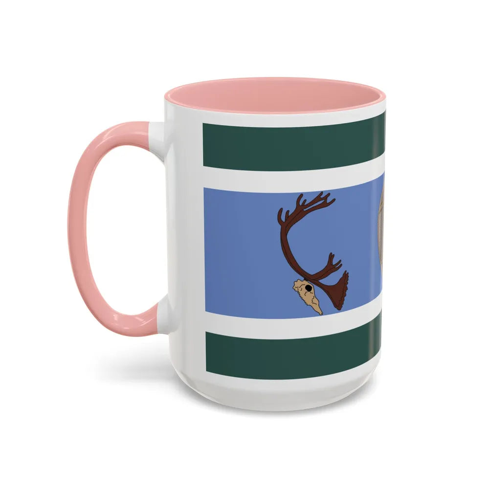 Innu Nation Flag - Accent Coffee Mug-Go Mug Yourself