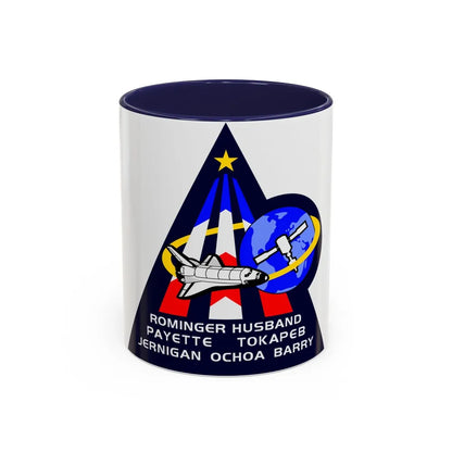 STS 96 (NASA) Accent Coffee Mug-11oz-Navy-Go Mug Yourself