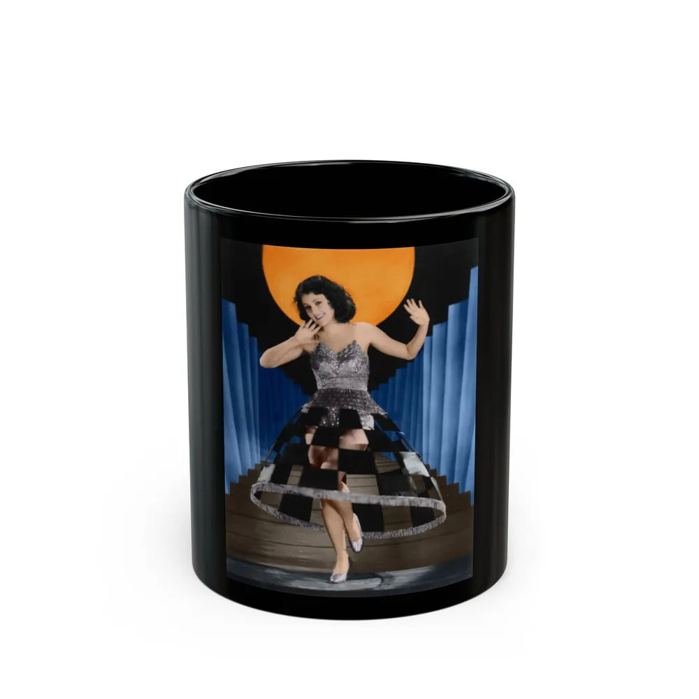 Lillian Roth #03 (Vintage Female Icon) Black Coffee Mug-11oz-Go Mug Yourself