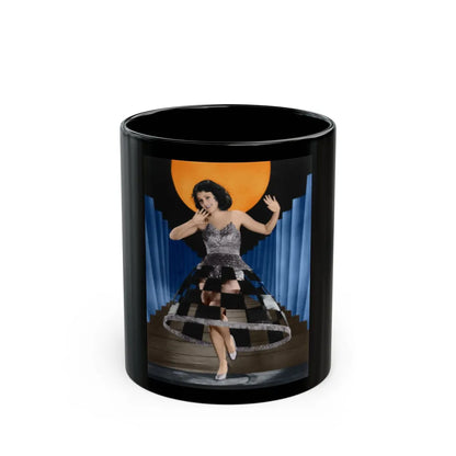 Lillian Roth #03 (Vintage Female Icon) Black Coffee Mug-11oz-Go Mug Yourself