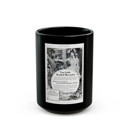 Cosmopolitan ad, Hearst's Magazine, March 1914 - Black Coffee Mug-15oz-Go Mug Yourself