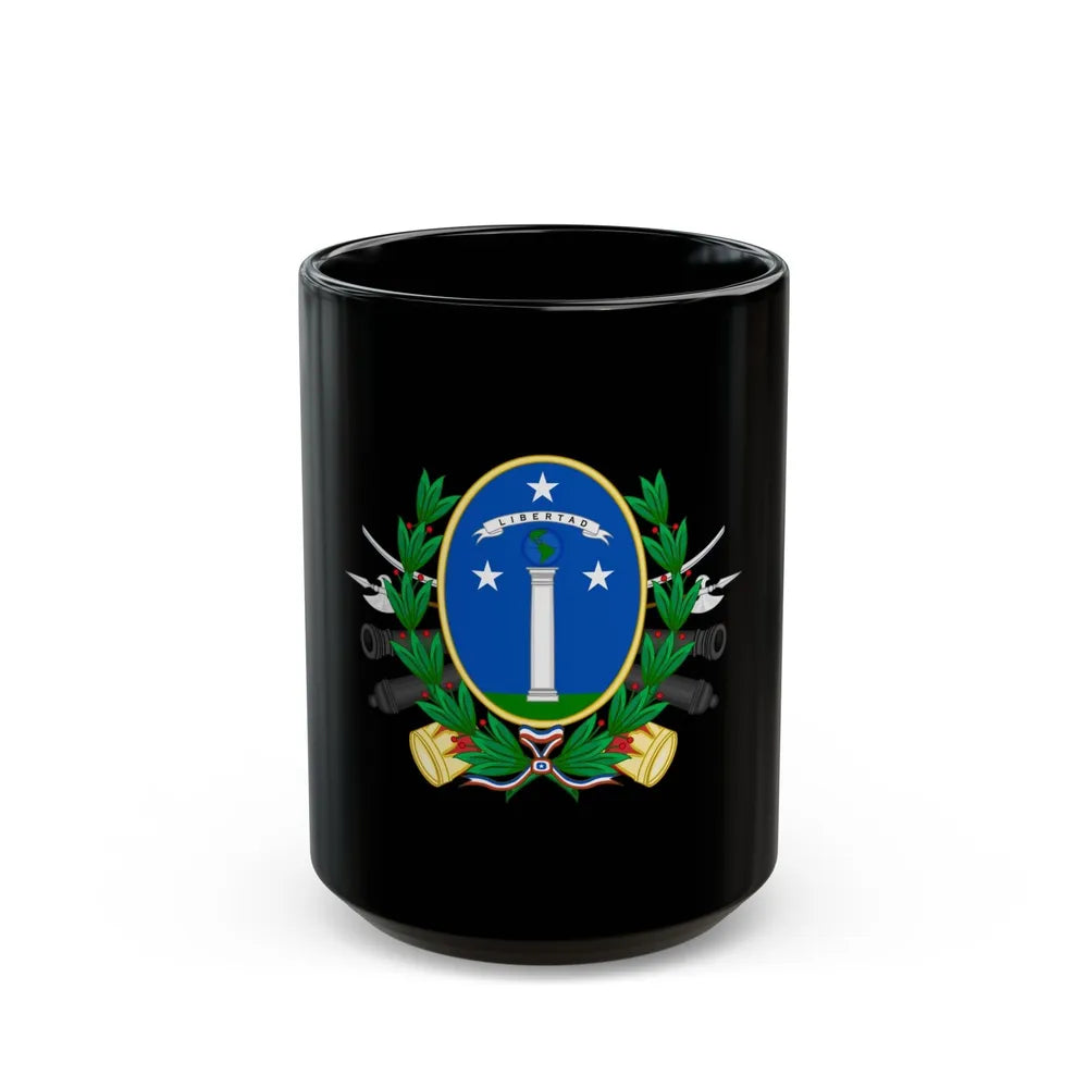 Coat of Arms of Chile (1819-1834) - Black Coffee Mug-15oz-Go Mug Yourself