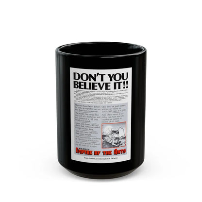 EMPIRE OF THE ANTS (TEASER) 1977 Movie Poster - Black Coffee Mug-15oz-Go Mug Yourself