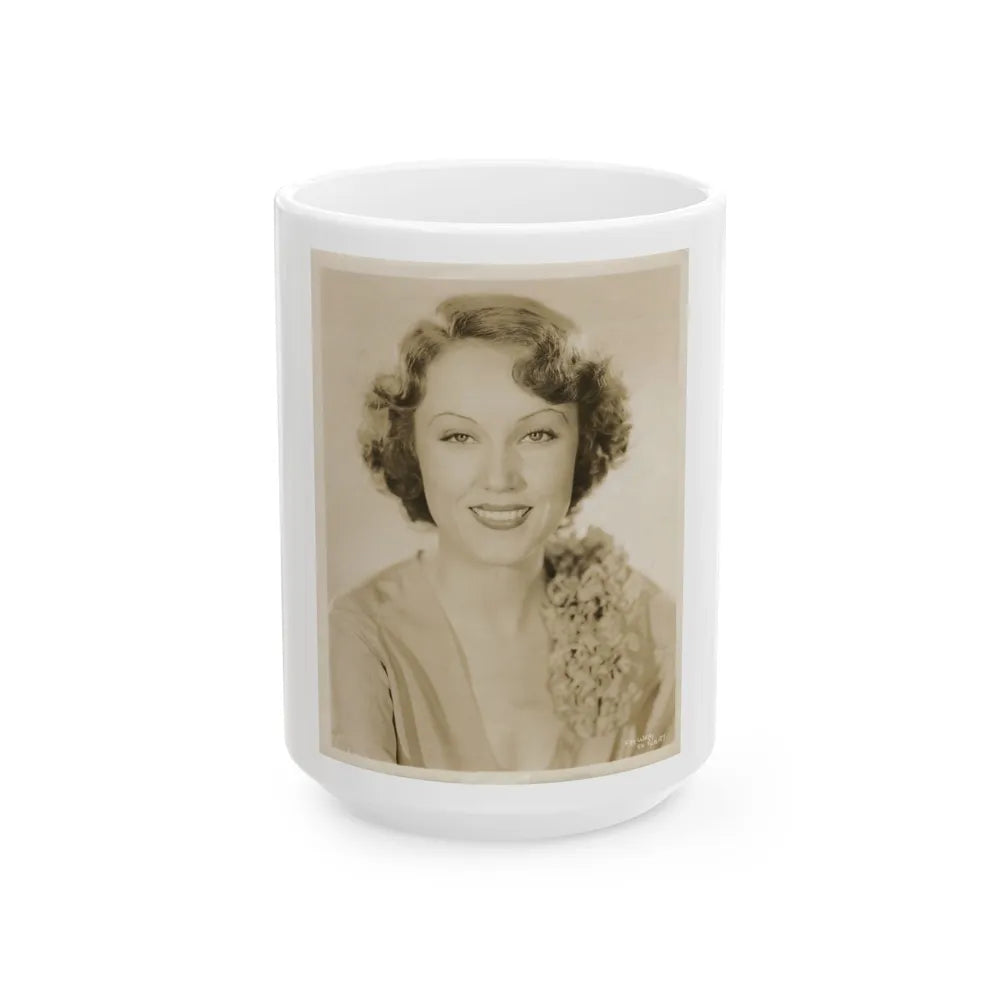 Fay Wray #126 (Vintage Female Icon) White Coffee Mug-15oz-Go Mug Yourself