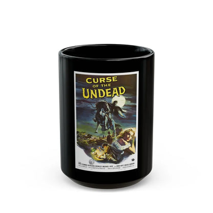 CURSE OF THE UNDEAD 1959 Movie Poster - Black Coffee Mug-15oz-Go Mug Yourself