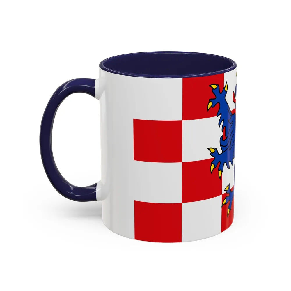 Flag of Birkenfeld Germany - Accent Coffee Mug-Go Mug Yourself