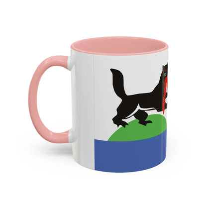 Flag of Irkutsk Russia - Accent Coffee Mug-Go Mug Yourself