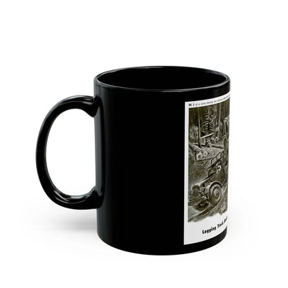 Fatal Fever advertisement, 1947 - Black Coffee Mug-Go Mug Yourself