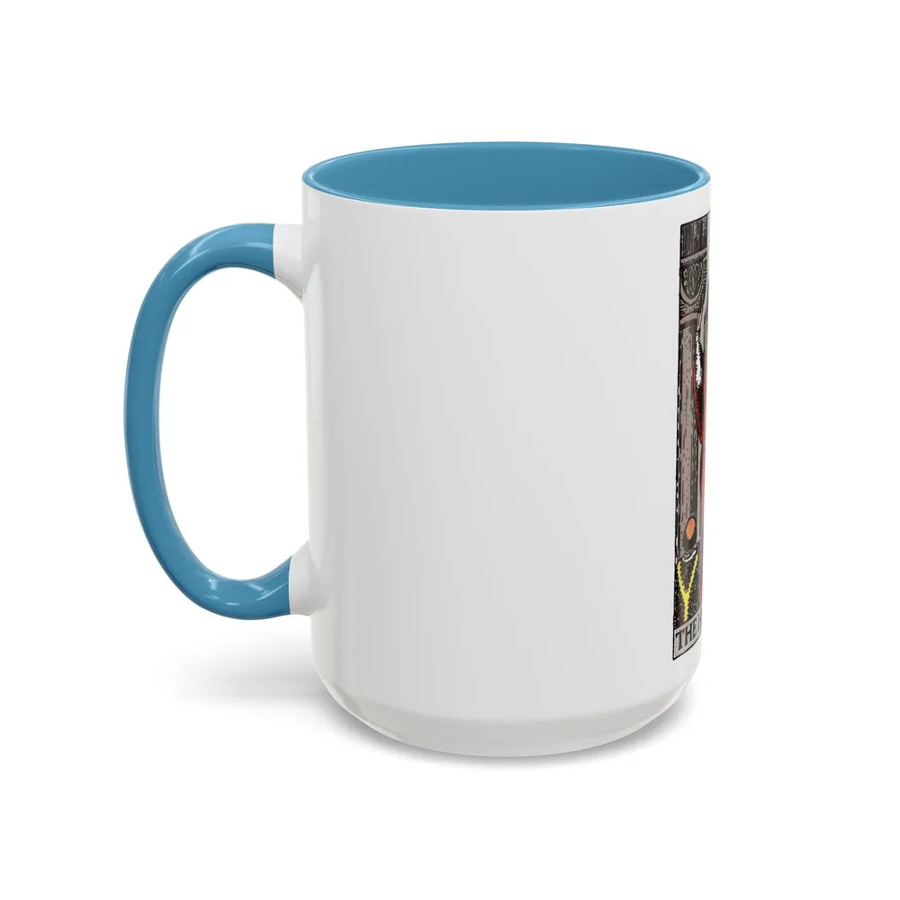 The Hierophant (Tarot Card) Accent Coffee Mug-Go Mug Yourself