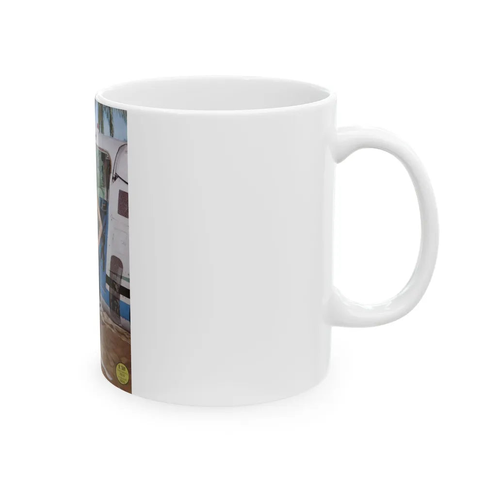 Suzanna Leigh #43 - Mag. Cover (Vintage Female Icon) White Coffee Mug-Go Mug Yourself