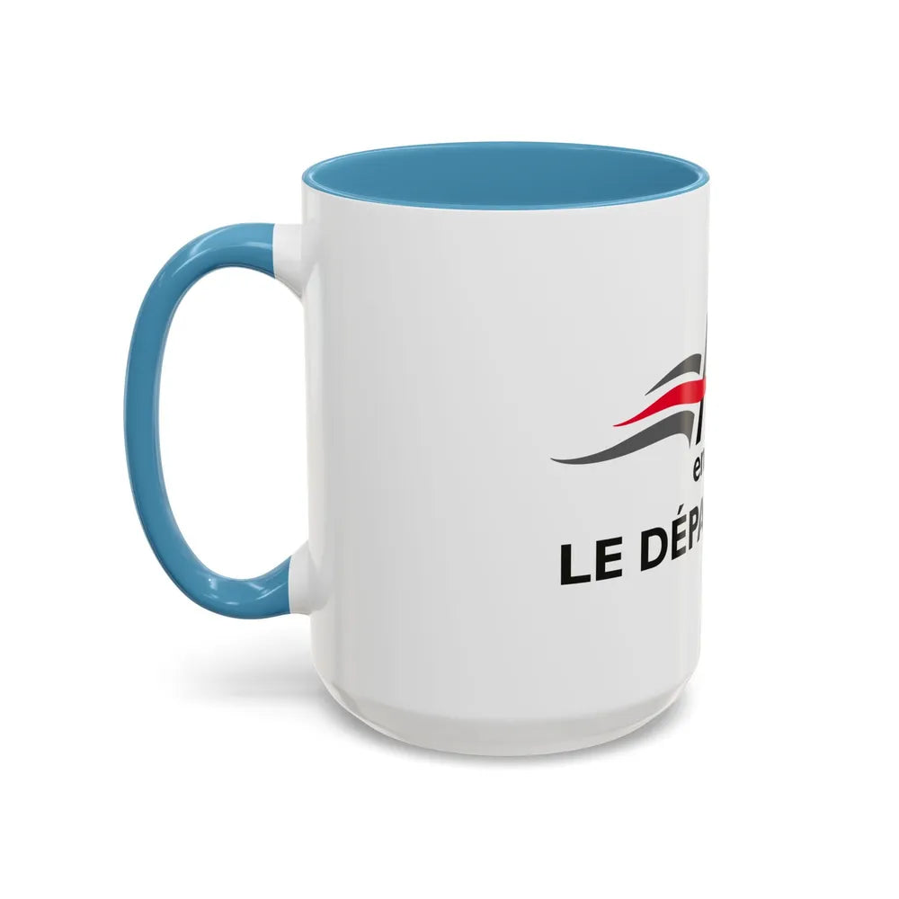 Flag of Aube France - Accent Coffee Mug-Go Mug Yourself