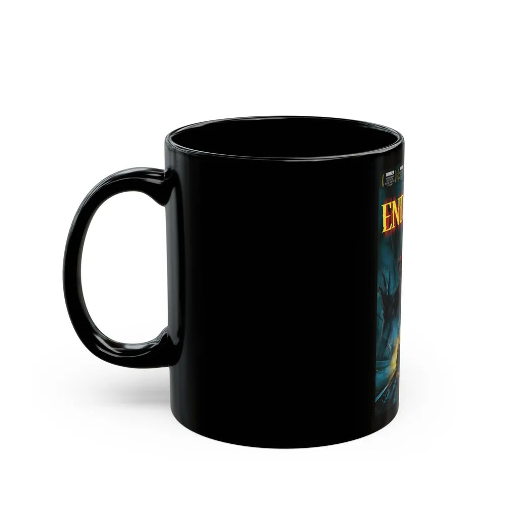 END OF THE LINE 1987 Movie Poster - Black Coffee Mug-Go Mug Yourself