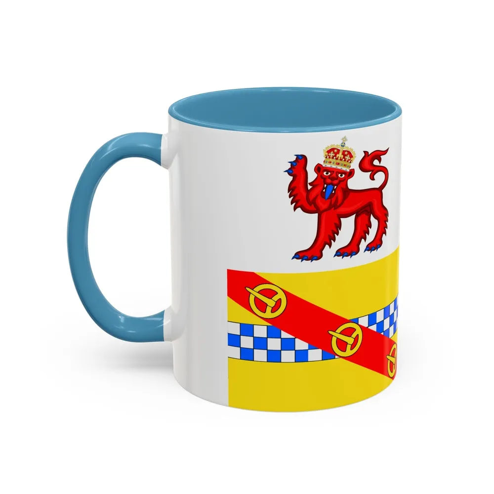 Flag of Angus UK - Accent Coffee Mug-Go Mug Yourself