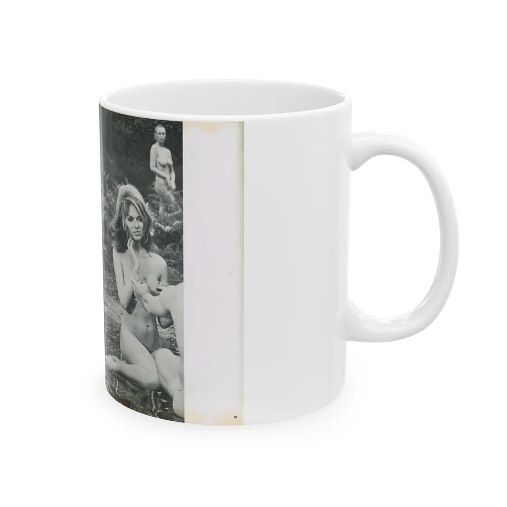 Julie Ege #218 (Vintage Female Icon) White Coffee Mug-Go Mug Yourself