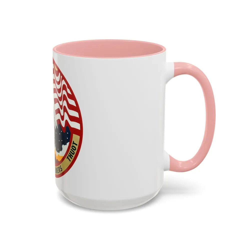 STS 36 (NASA) Accent Coffee Mug-Go Mug Yourself