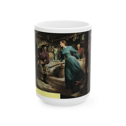 Custom of the Country, Collier's May 29, 1948 - White Coffee Mug-15oz-Go Mug Yourself