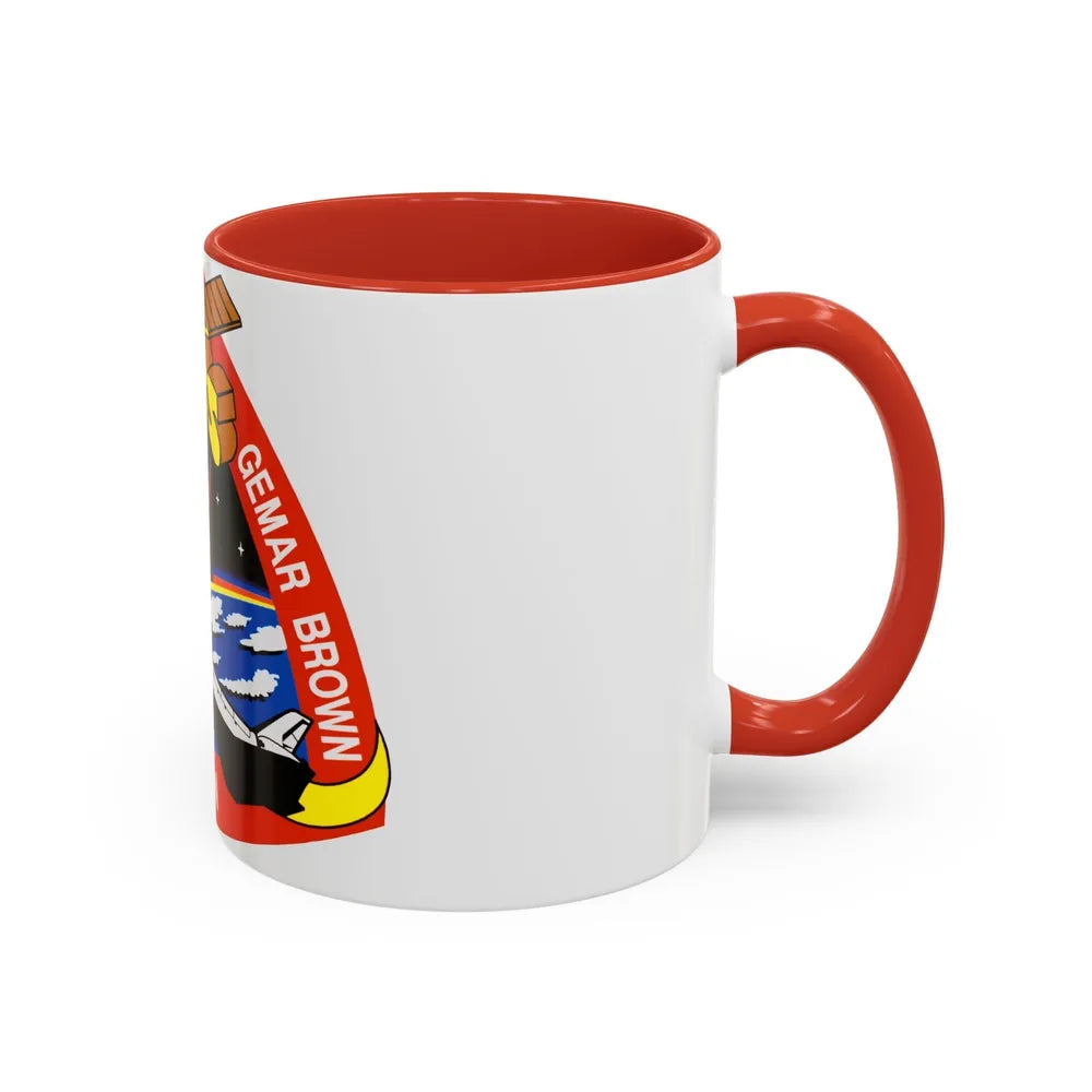 STS 48 (NASA) Accent Coffee Mug-Go Mug Yourself