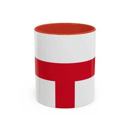 Flag of Kirkop Malta - Accent Coffee Mug-11oz-Red-Go Mug Yourself