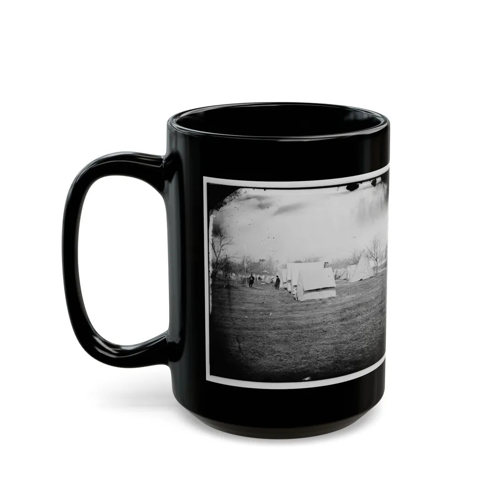 Falmouth, Va., Vicinity. Balloon Camp (U.S. Civil War) Black Coffee Mug-Go Mug Yourself