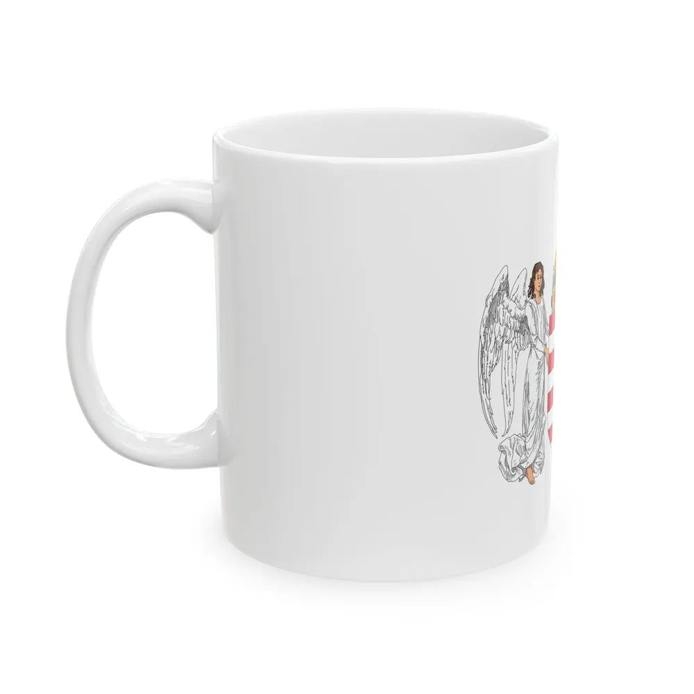 Coat of arms of Hungary (1896-1915) - White Coffee Mug-Go Mug Yourself