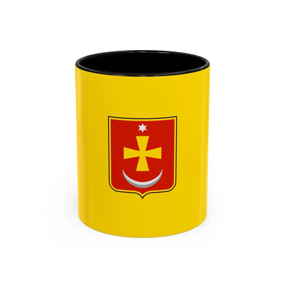 Flag of Konotop Ukraine - Accent Coffee Mug-11oz-Black-Go Mug Yourself