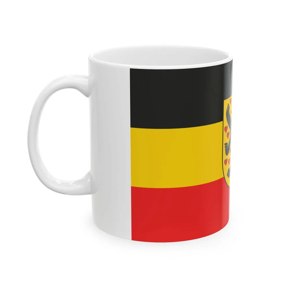 Flag of Weimar Germany - White Coffee Mug-Go Mug Yourself