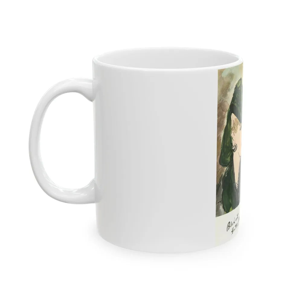 Black with Hunter's Green, 1941 - White Coffee Mug-Go Mug Yourself