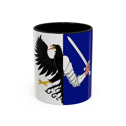 Flag of Connacht Ireland - Accent Coffee Mug-11oz-Black-Go Mug Yourself