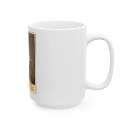 Soviet Era Poster 536 - White Coffee Mug-Go Mug Yourself