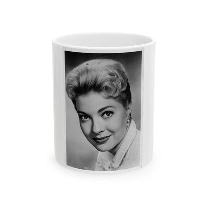 Lori Nelson #160 1 (Vintage Female Icon) White Coffee Mug-11oz-Go Mug Yourself