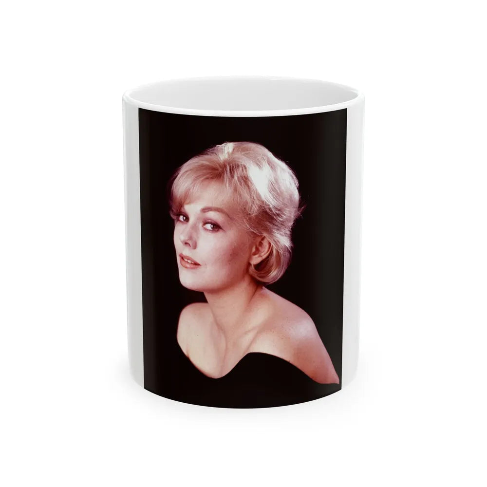 Kim Novak #322 (Vintage Female Icon) White Coffee Mug-11oz-Go Mug Yourself