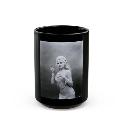 Pamela Tiffin #26 (Vintage Female Icon) Black Coffee Mug-15oz-Go Mug Yourself