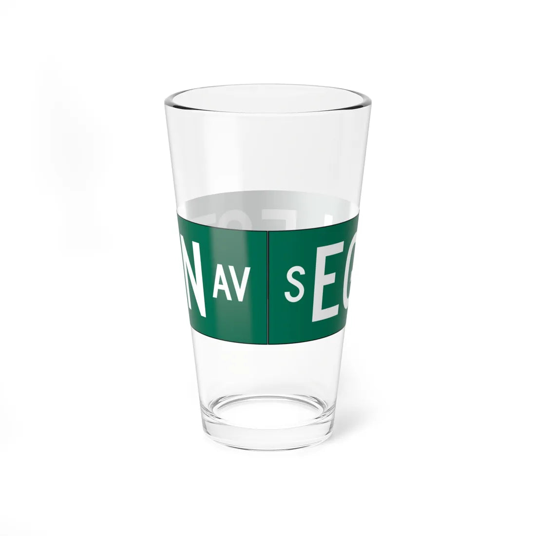 CDOT S EGGLESTON AV Sign (Illinois) (Road Sign) Pint Glass 16oz - Go Mug Yourself